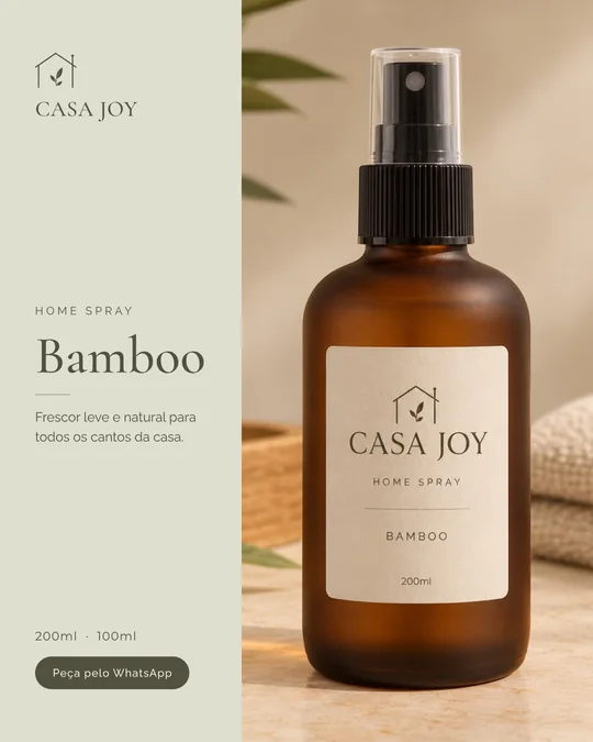 Anúncio de feed Bamboo, com fundo no tom Bamboo.